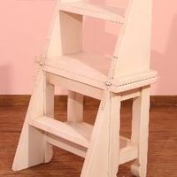 Scaletta legno 3 in 1 shabby chic art.15/29-A