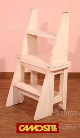 Scaletta legno 3 in 1 shabby chic art.15/29-A