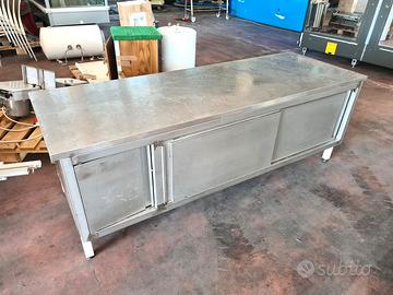 tavolo armadiato da preparazione usato