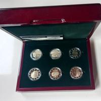 Serie 6 pezzi Divisionale Lussemburgo 2004 2008