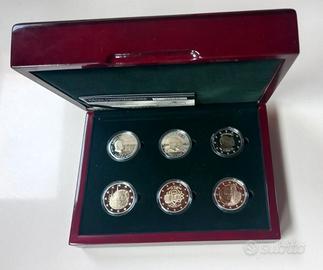 Serie 6 pezzi Divisionale Lussemburgo 2004 2008