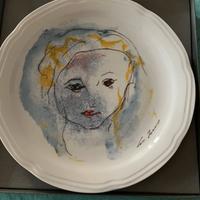 Piatto ceramica Ernesto Treccani