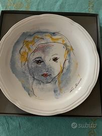 Piatto ceramica Ernesto Treccani