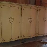 Armadio vintage stile rococò