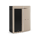 Termostufa a pellet ermetica ventilata slim EVELYN