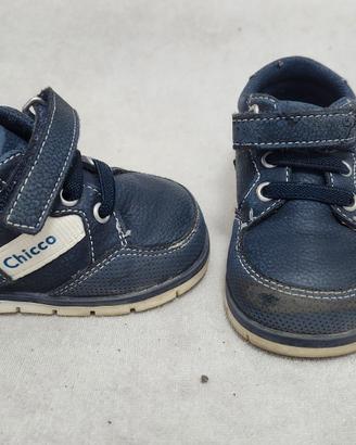 scarpe chicco numero 19 blu primi passi bimbo