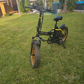 argento mini max fat bike pieghevole, come nuova!