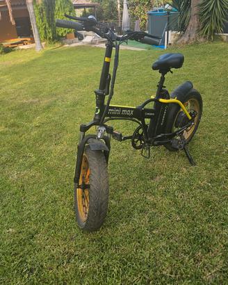 argento mini max fat bike pieghevole, come nuova!