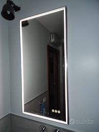 specchio a led 45x90