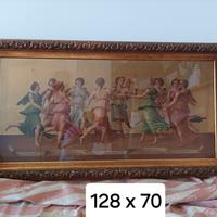 Litografia in cornice antica anni 60.