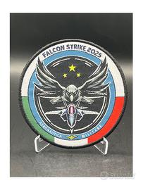 Patch Falcon Strike 2025 Aeronautica Ricamata