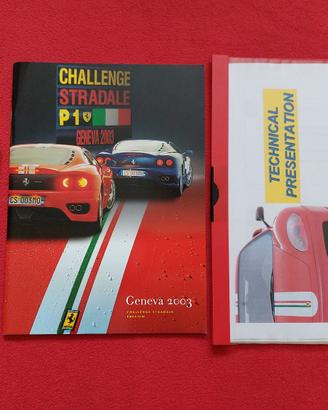 Ferrari Challenge Stradale Brochure e Dispensa SAT