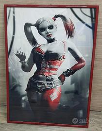 Quadro stampa su tela Harley Quinn 72 x 52 cm