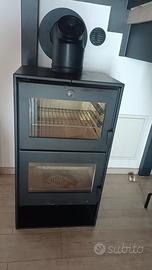 Stufa a legna lacunza 7 kw