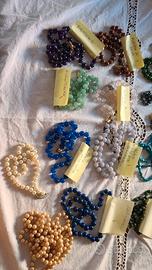 lotto collane pietra dura 