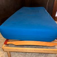 letto singolo (con rete e materasso)