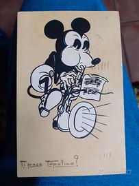 Topolino cartolina viaggiata 1932
