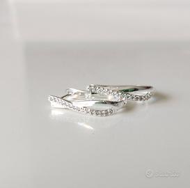 orecchini cerchio argento 