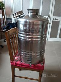 Contenitore per olio acciaio inox18\10