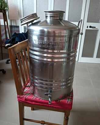 Contenitore per olio acciaio inox18\10