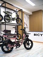 Nuova Bici Elettrica Bicy Elegante Rosa