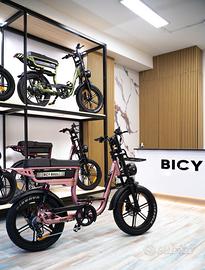 Nuova Bici Elettrica Bicy Elegante Rosa
