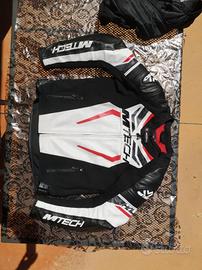 giacca moto 50 mtech uomo in pelle