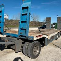 RIMORCHIO DE ANGELIS carrellone pianale - rampe