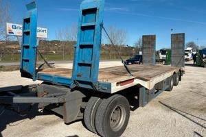RIMORCHIO DE ANGELIS carrellone pianale - rampe