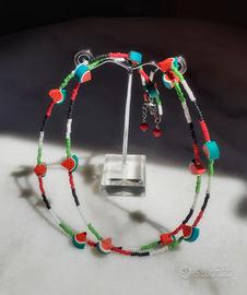 Collana Palestina anguria perline Miyuki