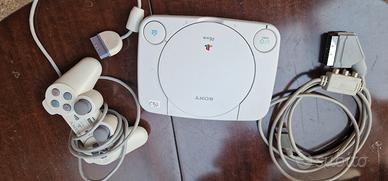 Psone com cavi e joystick retrogaming