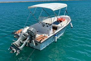 Barca open 5.50m motori Honda 40cv e 5cv 4 tempi