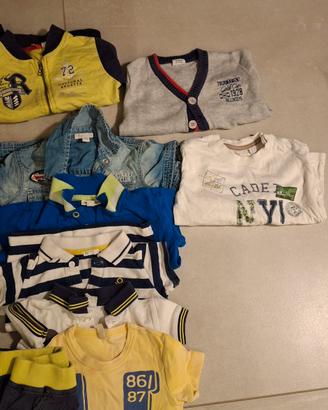 Set bambino 17 capi taglia 9/12 mesi