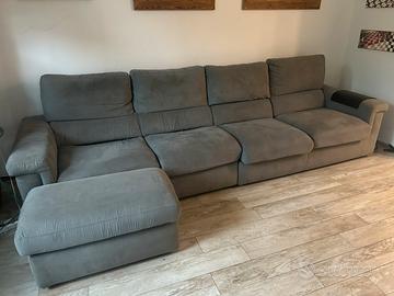 Divano letto sfoderabile - grigio