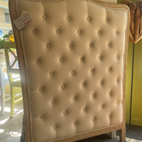 testata letto singolo imbottita capitonnè