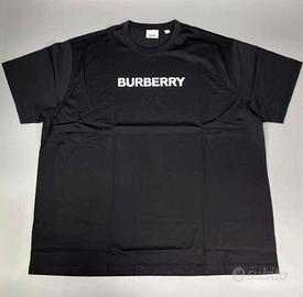 Maglietta nera a maniche corte stampata unisex