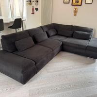 Divano letto angolare con cassetto  destra