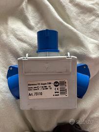 Adattatore CEE doppio 250V – Art. 73110