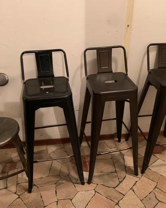 Sgabelli industriali vintage