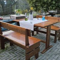 Set tavolo con panche