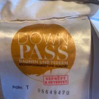 Piumino matrimoniale invernale in piuma d'oca