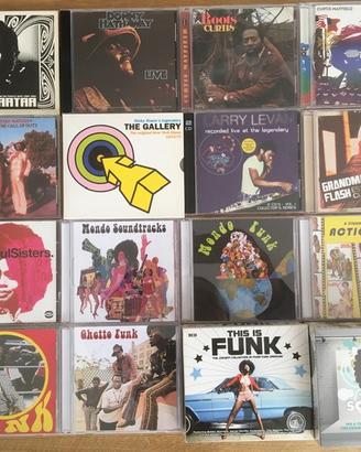 CD di musica funk, disco , soul, progressive