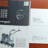 motozappe a 3 velocità + 1 RM professionale