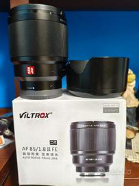 Obiettivo VILTROX 85mm F 1.8 II SONY FE