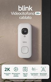 Blink Videocitofono cablato 2K+ Campanello interno