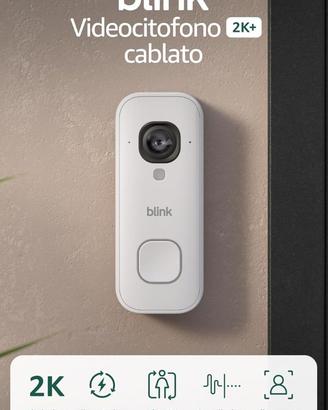 Blink Videocitofono cablato 2K+ Campanello interno