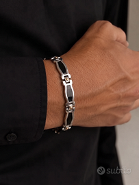 Bracciale uomo acciaio inossidabile con confezione
