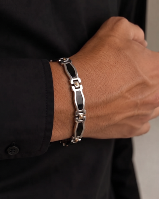 Bracciale uomo acciaio inossidabile con confezione