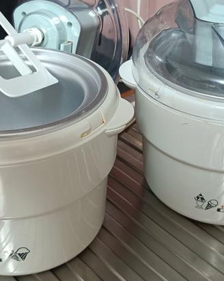 Coppia di Gelatiere Keiros Home per gelato in casa