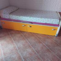 Letto singolo Contenitore Moretti Compact